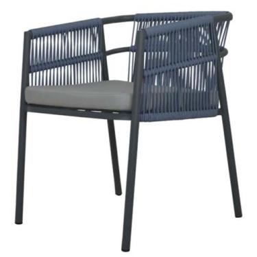 Imagem de Poltrona de Alumínio e Corda Náutica Área Externa e Interna - Nossa Ka