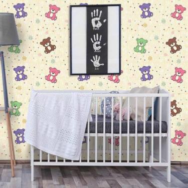 Imagem de Papel de Parede Ursinhos Ted - QCola, 0,60 x 3,00 metros