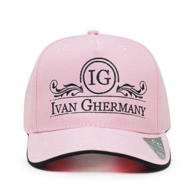Imagem de Boné Ivan Ghermany Rosa Com Bordado Preto