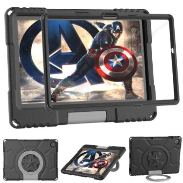 Imagem de Capa infantil para Samsung Galaxy Tab A11+ Plus 2025/A9+ Plus 27.9 cm 2023 com protetor de tela, capa Patamiyar à prova de choque para Galaxy Tab A11 Plus/A9 Plus com alça para Samsung A11Plus/A9 Plus