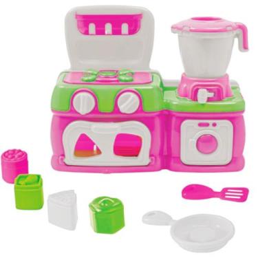 Imagem de Brinquedo Mini Cozinha Didática Com Peças De Encaixar - Jp Brink