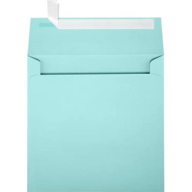 Imagem de Envelopes quadrados de 14 x 14 cm, Seafoam