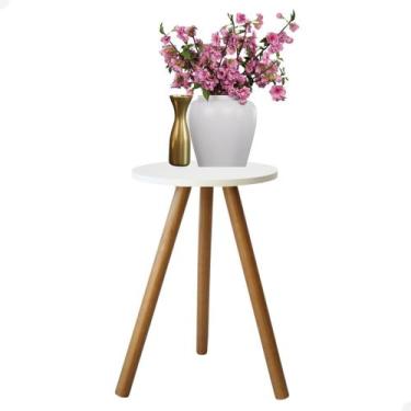 Imagem de Mesinha Lateral De Canto Pé Palito Mesa Apoio de Sofa Decoração Sala -