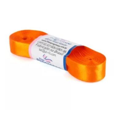 Imagem de Fita de Cetim Progresso 15mm nº3 - 10m Cor 066 Laranja - 01 unidade - 