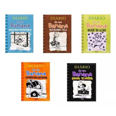 Imagem de Kit C/5 Livros Diário de Um Banana: 6,7,8,9 e 10 (Capa Mole)