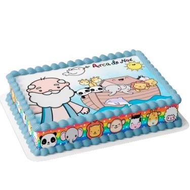 Imagem de Papel arroz e faixa para bolo festa comemoração surpresa aniversário a