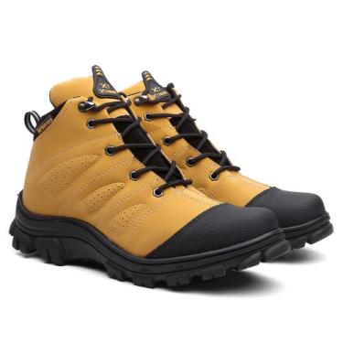 Imagem de Bota Adventure Masculino Preto Coturno Confortável e Estiloso Resisten
