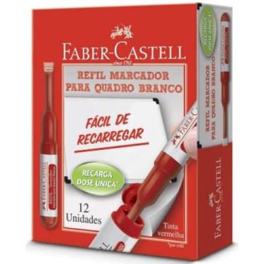 Imagem de Refil Para Marcador de Quadro Branco Mqb Vermelho Faber Castell