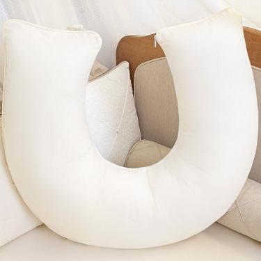 Imagem de Almofada Amamentação Luxo Palha - Giz de Cor