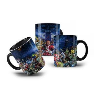 Imagem de Caneca de Porcelana Iron Maiden Eddie All Versions 325mL - LaVince