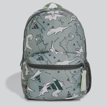 Imagem de Mochila Adidas ADRPT Dinossauros Juvenil Cinza e Verde-Unissex