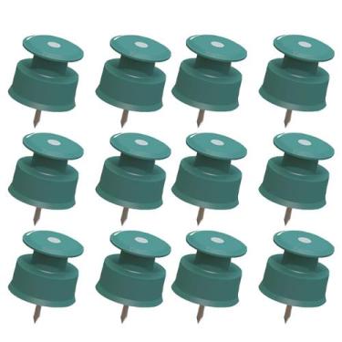 Imagem de Kit 12 isolador roldana pl 30x30 verde sampiet