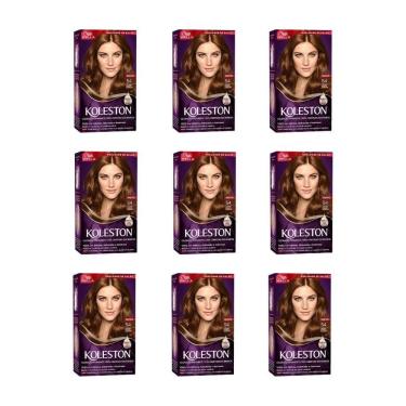 Imagem de Coloraçao Koleston 54 Castanho Dourado Acobreado-Kit C/9Un