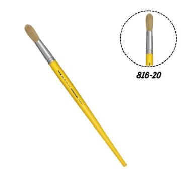 Imagem de Pincel Redondo 816-20 Cerda Branca Tigre