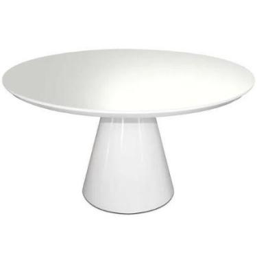 Imagem de Mesa de Jantar Cone 150 cm Laqueada - Personal Decor, Branco