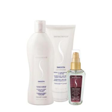 Imagem de Kit Senscience True Hue Smooth Duo Oil (3 produtos)