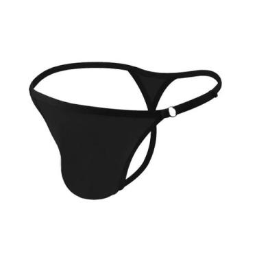 Imagem de Cueca Jockstrap fio dental com regulagem lateral na cintura poliamida 