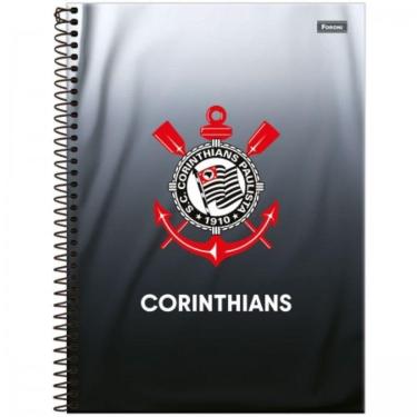 Imagem de Caderno Univ. 1 Matéria 80 Folhas Corinthians Capa 5 Foroni