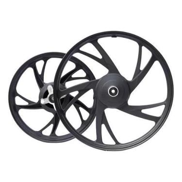 Imagem de Jogo Roda Rodão Liga Leve Pop 100 / 110i 5 Pontas Pé Galinha - Atrox