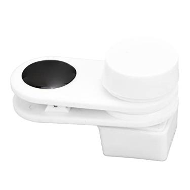 Imagem de Clipe de Giz para Taco de Bilhar Silencioso, Clipe de Giz para Taco de Bilhar de Plástico e ímã, Casaco Superior Macio de Abertura Fácil para Salas de Bilhar (Branco)