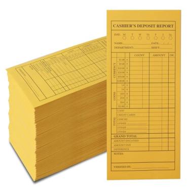 Imagem de 1000 envelopes de dinheiro para dinheiro com abas gomadas – Envelopes Kraft marrom, envelopes de dinheiro para pequenas empresas, caixa registradora para varejistas e restaurantes, envelopes de ponta