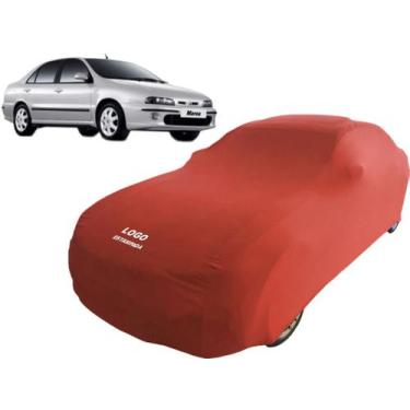 Imagem de Capa Para Cobrir Carro Fiat Marea Elx Tecido Helanca - Mz, Vermelha