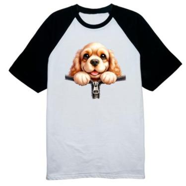 Imagem de Camiseta Raglan Cavalier King Charles Spaniel no Ziper - Alearts, P