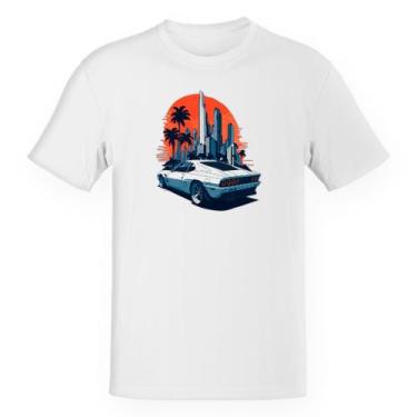 Imagem de Camiseta Unissex Ferrari Branca Sunset - Alearts, EG