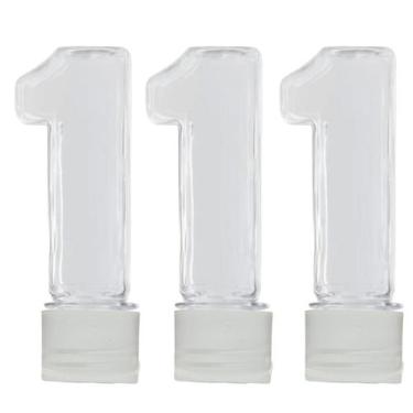 Imagem de 20 Tubetes Numero 1 Lembrancinhas De Festa 1 Ano Infantil Decoração Fe