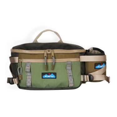 Imagem de KAVU Bolsa de cinto unissex para adultos, pochete com refrigerador de bebidas destacável, cobertura do solo, tamanho único, Cobertura do solo, One Size, Pochete com bolsa de cinto com refrigerador de