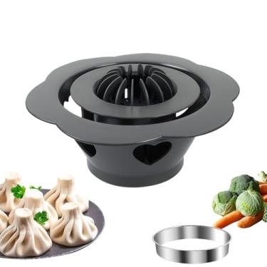 Imagem de MDJVLNQ Big Dumpling Maker Momo Machine, 16.7 cm Baozi Maker Machine Mold Food Grade PP Kitchen Gadget Tool Homemade Bao Buns Fácil de usar e limpar para iniciantes em cozinha doméstica