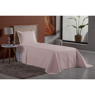 Imagem de Colcha SOLTEIRO matelase ultrassonico 170 fios - SAFIRA ENXOVAIS, Rose