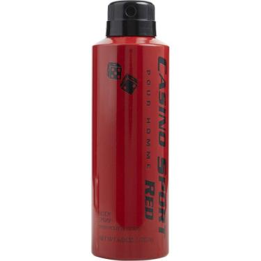 Imagem de Água De Cheiro Masculina Casino Parfums Sport Red Spray Corporal 180 Ml