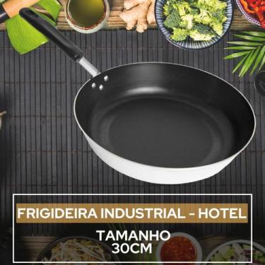 Imagem de Frigideira industrial grande 30 cm linha gourmet, antiaderente, marca 