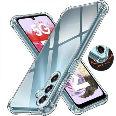 Imagem de FIT IT Capa Anti Impactos FlexTPU para Samsung Galaxy, Bordas Ressaltadas Proteção Câmera, Anti-Shock (Samsung A55)