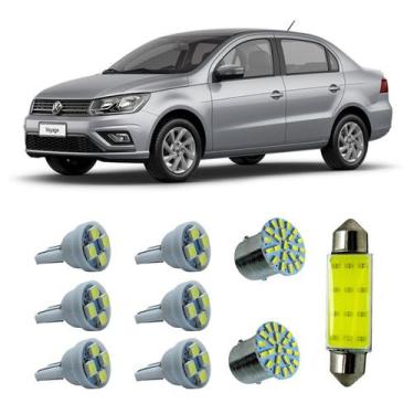 Imagem de Kit Led Interno Externo VW Voyage Teto Placa Farolete Ré Top