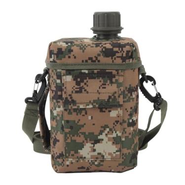 Imagem de Garrafa de água com isolamento Qanyegn portátil, 2l de grande capacidade de água ao ar livre jarro, garrafa de água inclinada reutilizável para andar de caminhada (Tipo 3)