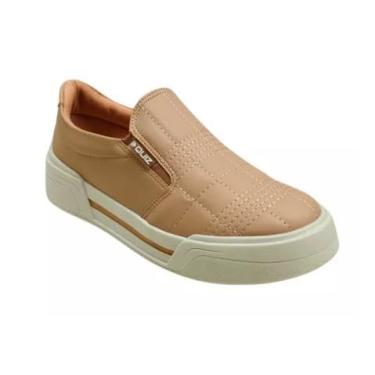 Imagem de Tênis Slip On Feminino Quiz, Casual, Rose, Sola Plataforma (Rose, BR, Adulto, Numérico, 40)