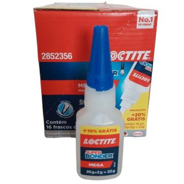 Imagem de Super Bonder 20 Gramas Caixa Com 16 Unidades Cola Multi Superficies, 5