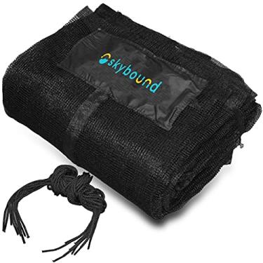 Imagem de SkyBound A rede de trampolim serve para trampolins redondos de 4,5 m com 6 mastros retos curvados e superiores (apenas rede)