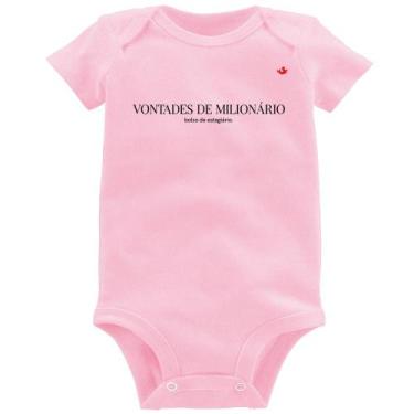 Imagem de Body Bebê Vontades de milionário, bolso de estagiário - Foca na Moda, 