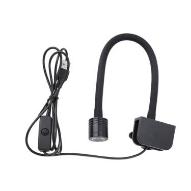 Imagem de Luz de Aquário LED, Tanque de Peixe Prenda o Brilho Ajustável Leve e ângulo de Índice de Renderização de Cores de Cor Corpo de Liga de Alumínio (Luz neutra)