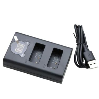 Imagem de ZBLZGP Estação de carregamento de bateria para câmera LP-E17 Dual USB com visor LCD, proteção contra sobrecarga, para câmeras R10/R50/R100/RP/850D/800D/200D/M5/M6 Mark II