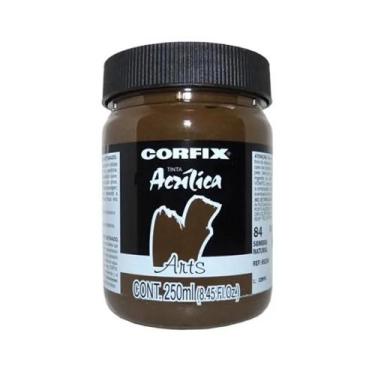 Imagem de Tinta Acrílica G1 Arts 084 Sombra Natural 250ml Corfix, 084 - SOMBRA N