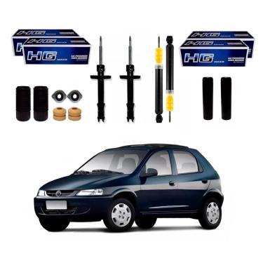 Imagem de Kit amortecedor dianteiro traseiro nakata chevrolet celta 1.0 2000 A 2005