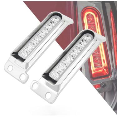 Imagem de HDBUBALUS Luz de para-lama traseira LED de preenchimento de seta luzes de painel aptas para Harley Touring Electra Glide Road King Ultra Limited 2014-2023