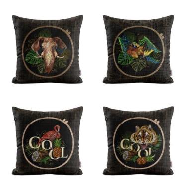 Imagem de Almofadas Decorativas Safari Para Sofá 40X40 - Novadecora