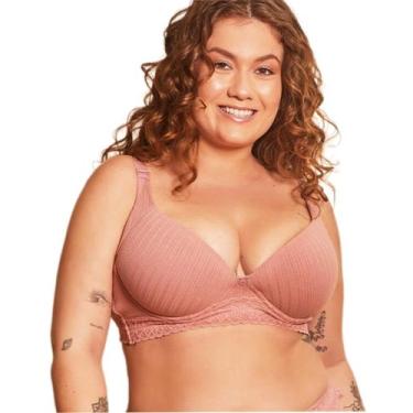 Imagem de Sutiã plus size redutor base renda bojo soft Econfort Ref.: SP97, Arei