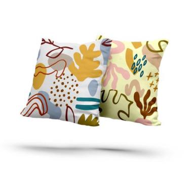 Imagem de Kit 2 Almofadas com Enchimento Abstract Drawn Areado - Core Decore