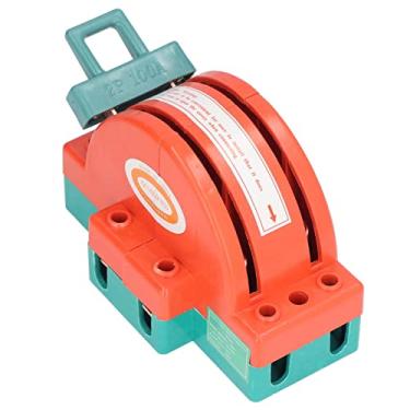 Imagem de interruptor de faca de desconexão, interruptor de faca elétrico retardador de chama estável 100a duplo lance 2 polos para gerador de circuito de backup